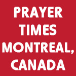 prayer timings canada