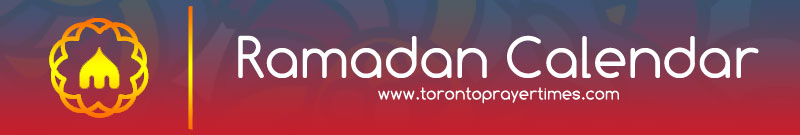 toronto ramadan calendar